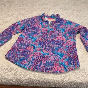 Lilly Pulitzer Ruffle Neck Skipper Popover
